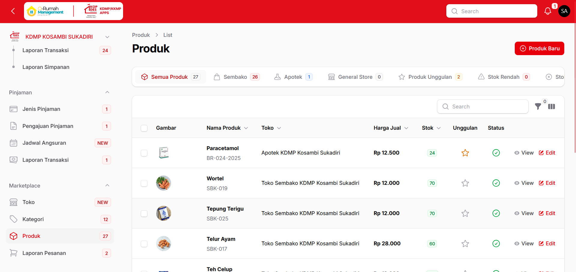 Aplikasi Koperasi Desa Merah Putih